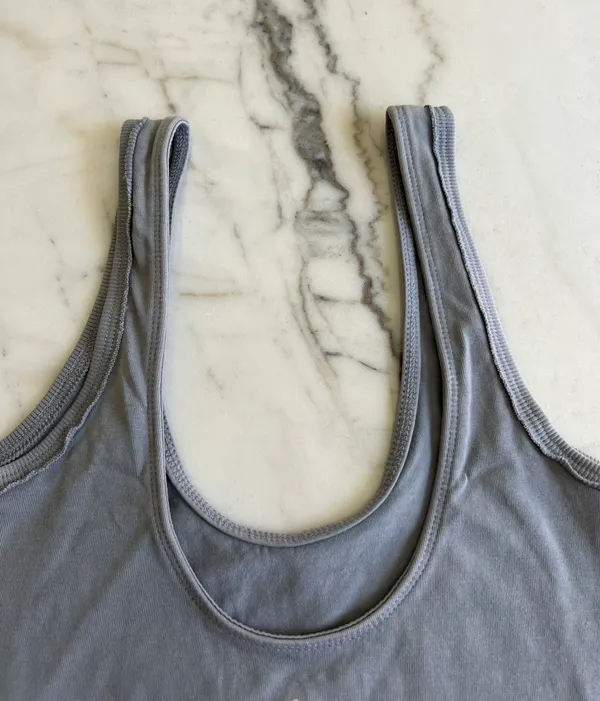 Free People Movement Blue Gray Tank Top Bra - Image 7