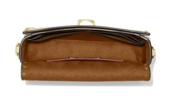 Coach Ivory Glove Tan Leather w/ Crystal Rivets Studio Baguette Shoulder Bag New - Image 2