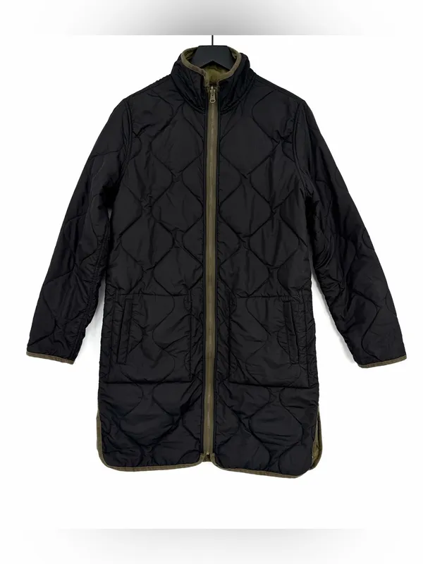TREAD & SUPPLY Nixie Jacket Reversible Olive Green Black S - Image 10