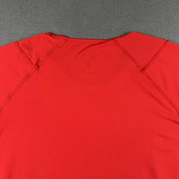 Mountain Hardwear Shirt Womens Small Red Short Sleeve Raglan‎ Performance - Image 10