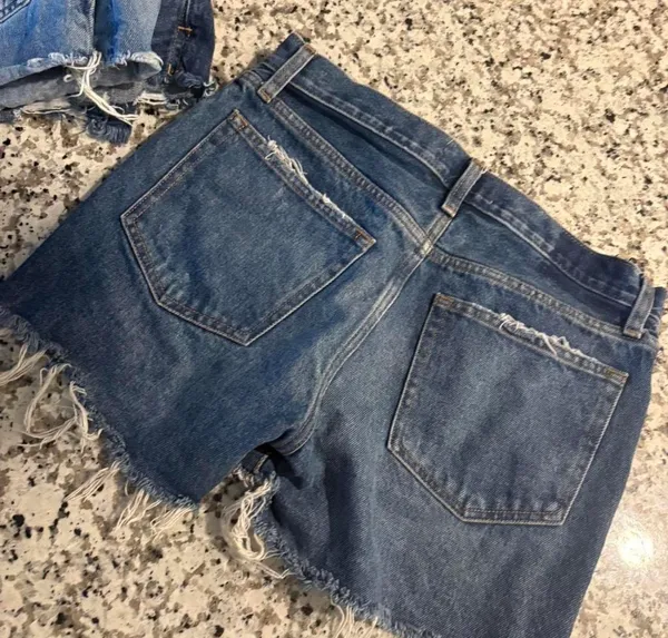Abercrombie boyfriend denim shorts - Image 3