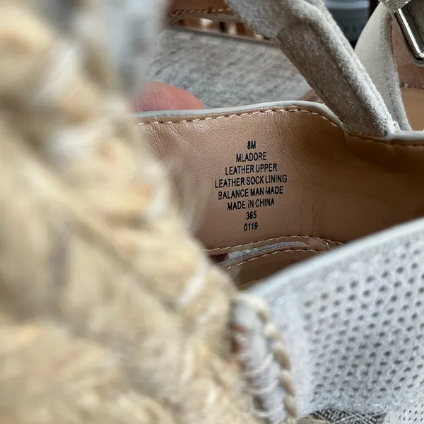 Marc Fisher Womens Mladore Leather Espadrille Platform Wedge Sandals - Image 15
