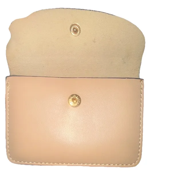 Beige Card Holder Wallet Tan - Image 4