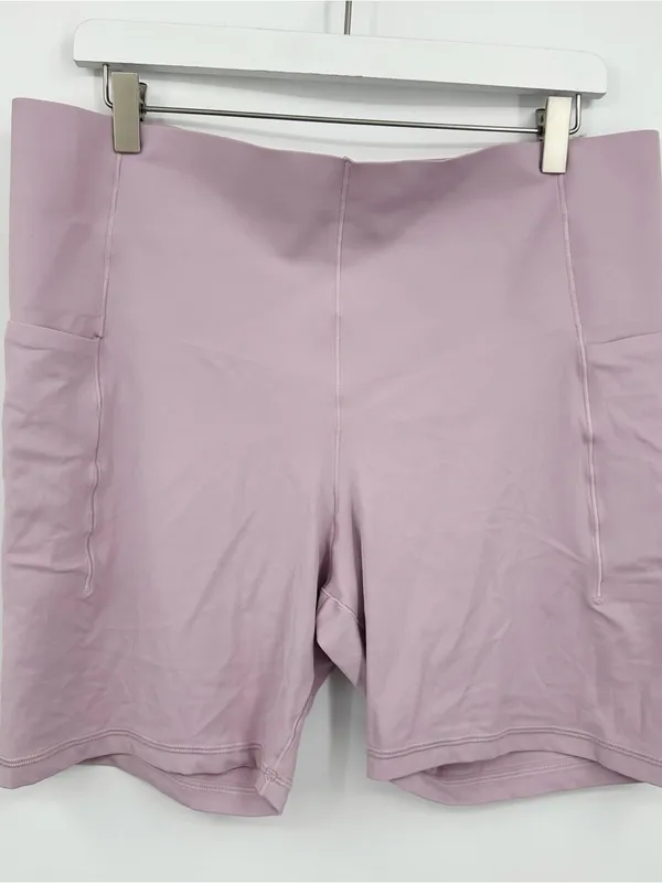 Aerie Offline Pink Seamless High Rise Biker Shorts Size 2XL - Image 7