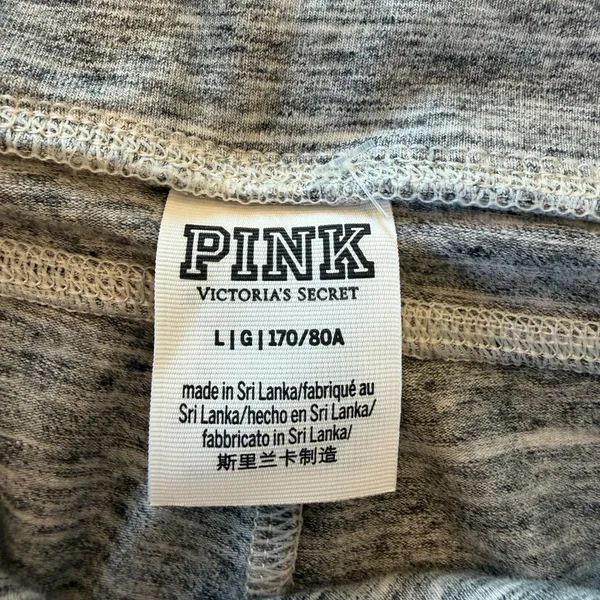 PINK Victoria's Secret Heather Gray Leggings - Image 4