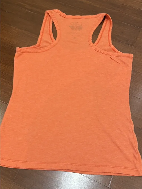 Land of Apparel Orange Surf Tank Top size medium - Image 2