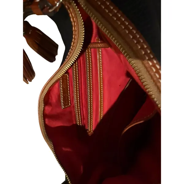 Dooney and Bourke Patterson Leather Paige Sac in Black - Image 8