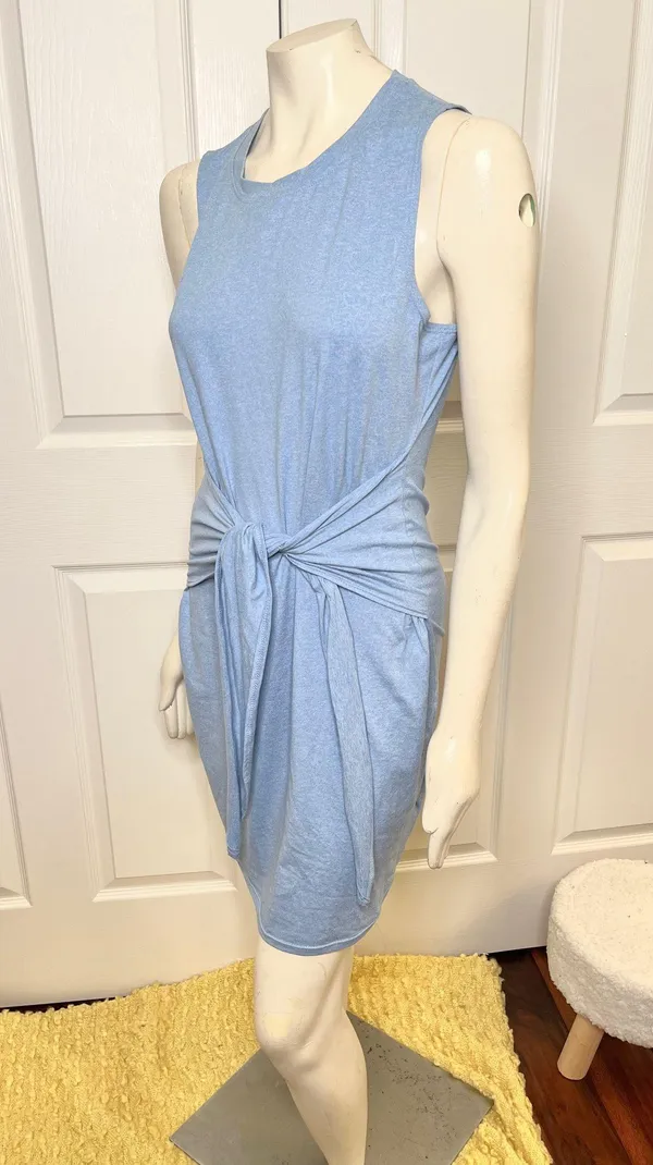 Pink Lily Living For It Blue Bodycon Tank Dress in Blue - Image 7