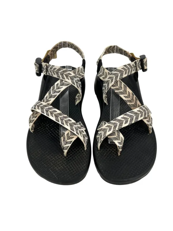 Chacos Z2 Classic Sandals Trine Black White Adjustable Straps Size 10 - Image 2