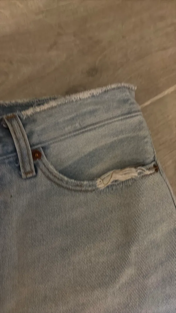Abercrombie and Fitch denim cut off shorts - Image 2