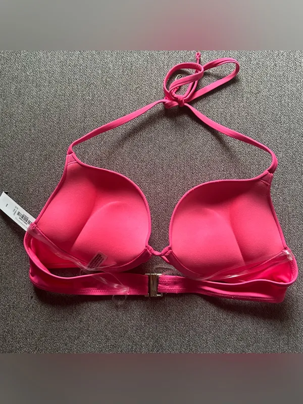 NWT Victoria’s Secret Bombshell Add 2 Cups Push-Up Bikini Top 36A - Image 4