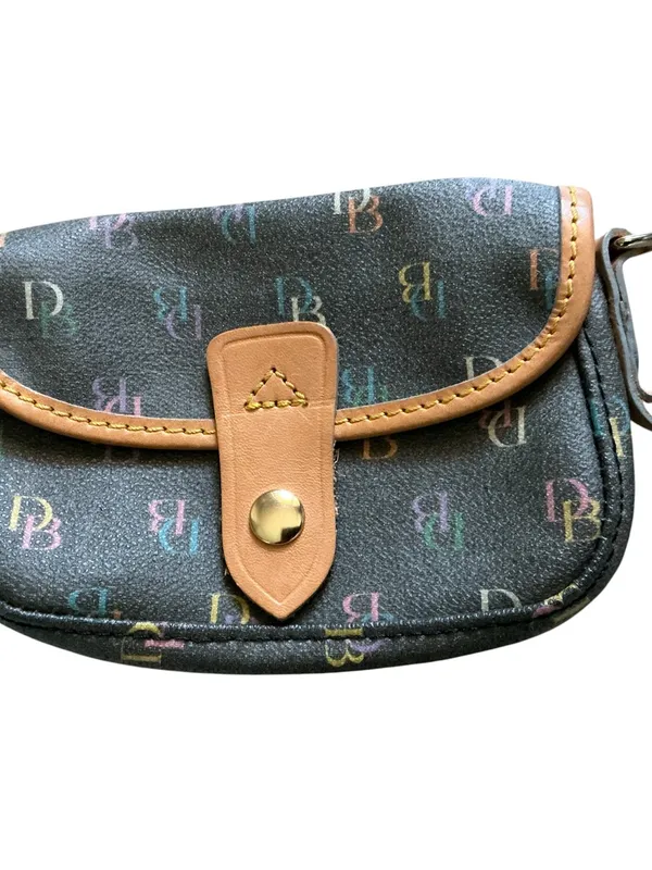 Dooney & Bourke signature coated canvas wristlet wallet 4x6” - Image 2