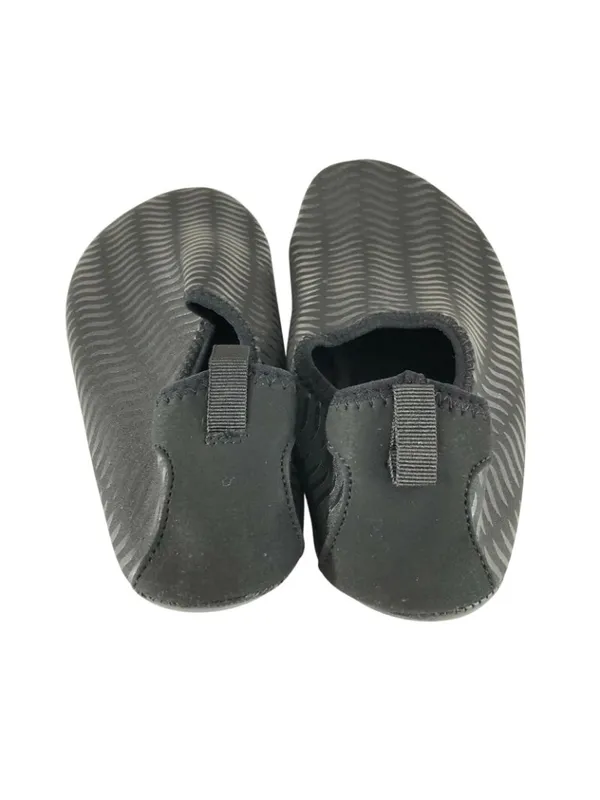 Womens Water Shoes Slip On Fabric Lightweight Striped Black 36/37 US 5/6 - Image 3
