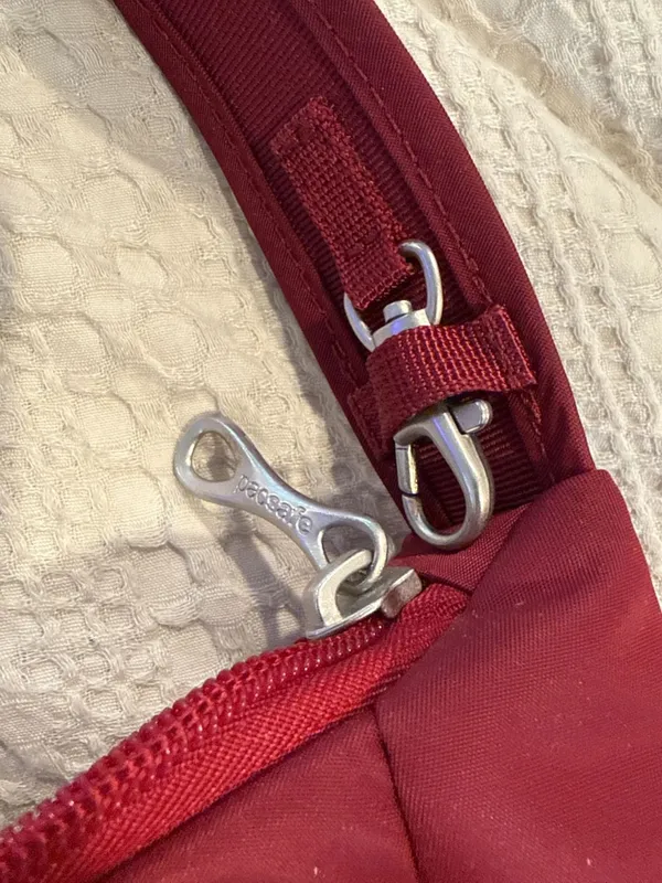 Pacsafe Anti-Theft Quilted Nylon Crossbody Bag - Image 6