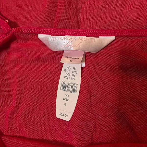 Victoria's Secret Angel's NWT Y2K 2006 Red Sheer Slip - Image 5