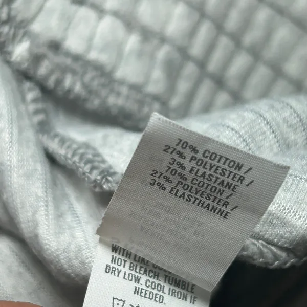 Aerie Groove‎ On Gray Ribbed High Waisted Velour Flare Pant Small Loungewear - Image 4