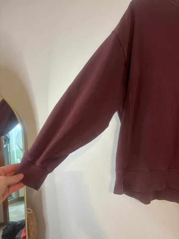 Red aerie oversized crewneck - Image 2