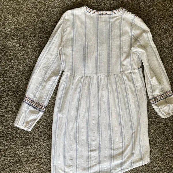 Knox Rose Boho Embroidered Peasant Tunic Dress – Size M - Image 7