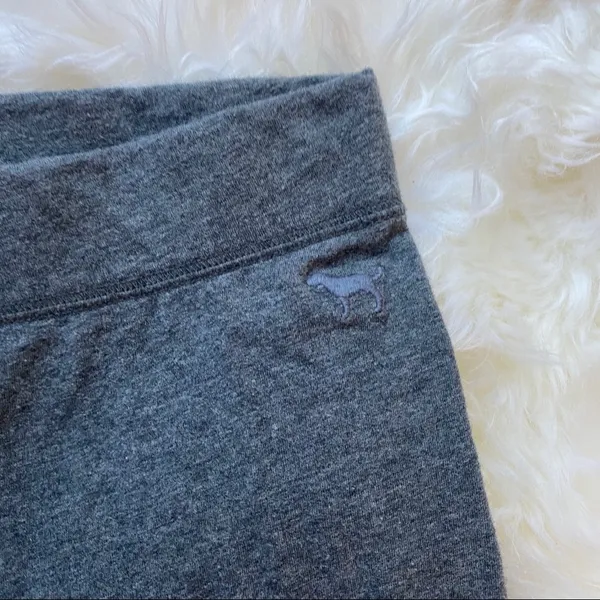 PINK - Victoria's Secret Legging Size Small Gray Cotton Elastic - Image 4