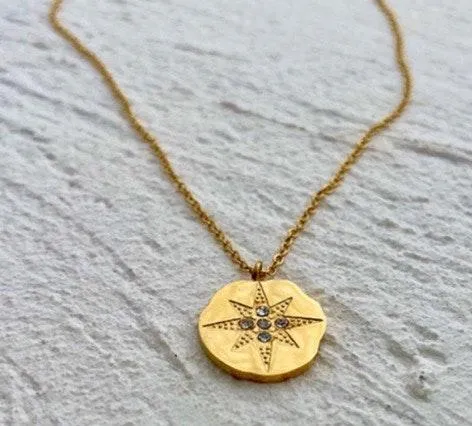Starburst Pendant Gold - Image 7