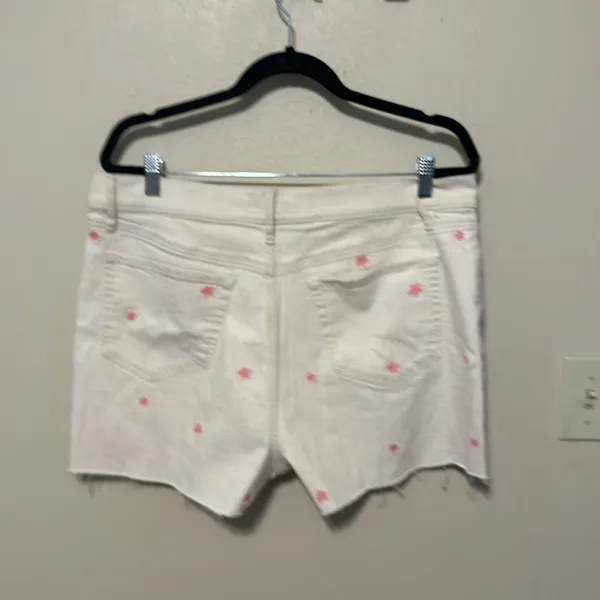 Loft Brand Star‎ Fresh Cut High Rise Cut Off Denim Shorts Size 14 - Image 6