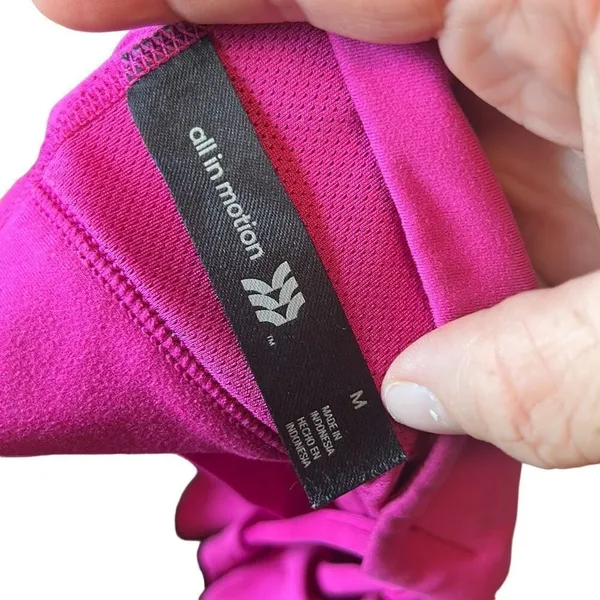 Target All in Motion Hot Pink Medium Support Activewear‎ Sports Bra - Image 5