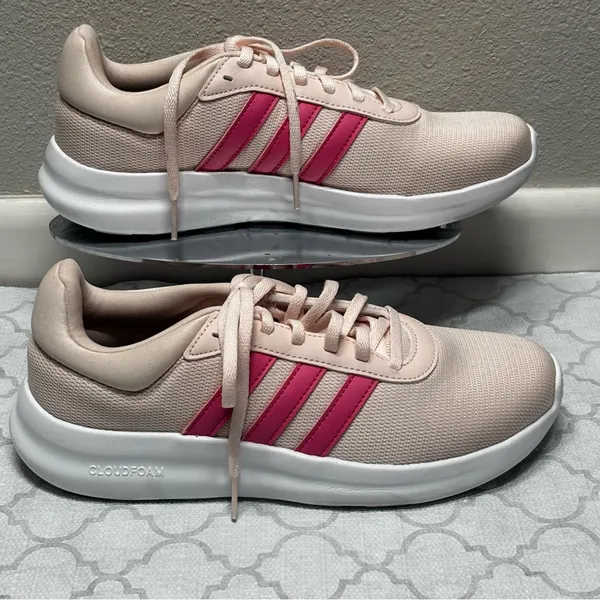 Adidas Pink LITE RACER 4.0 SHOES Women’s Size 7.5 - Image 2