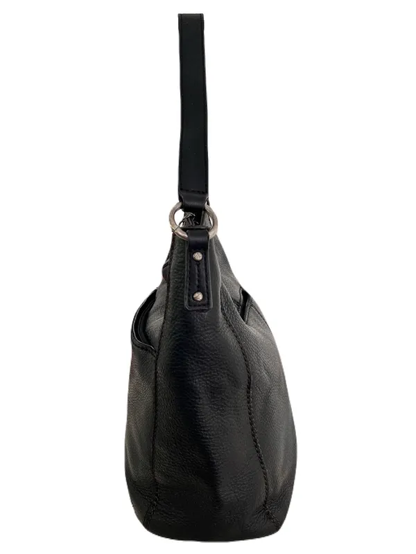 The Sak Black Leather ‘Lucia’ Hobo Shoulder Bag - Image 2