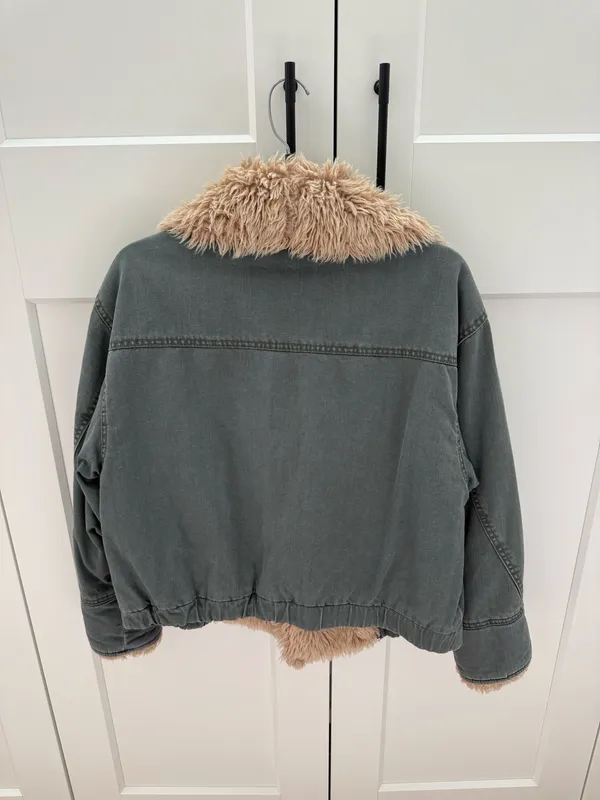 Free People Owen Sherpa Faux Fur Jacket - Image 3