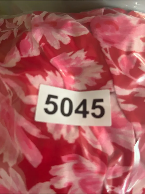 Julia Jordan NWT Pink Floral Chiffon Long Sleeve Mini Dress 14 Romantic Resort Office Party - Image 10