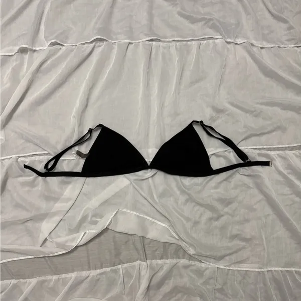 Triangle Bikini Top Black Size undefined - Image 2