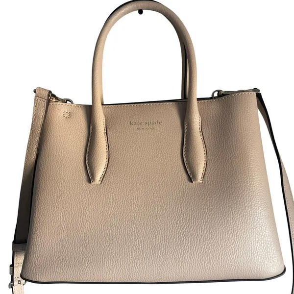 Kate Spade New York Eva Small Top Handle Crossbody‎ Bag Blush Pebbled Leather - Image 2