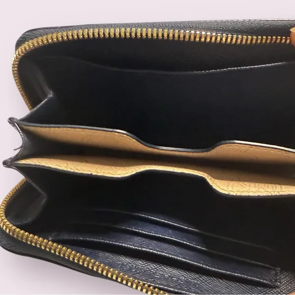 Michael Kors‎ Navy and White Striped Wallet - Image 4
