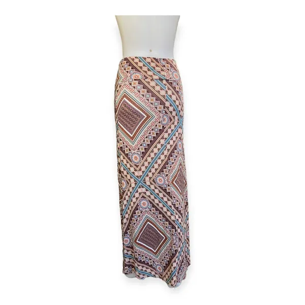 American Rag enty cia Womens tan western patterned maxi skirt - Image 4