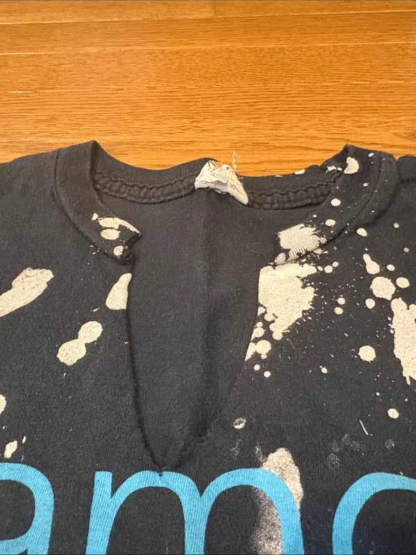 Hot Topic | Black & White Splatter Bleached Paramor Band T-Shirt Size Medium - Image 3