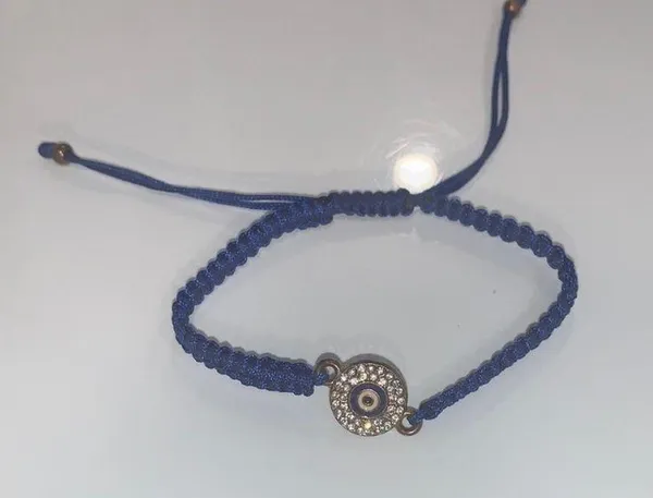 Blue Evil Eye Bracelet - Image 2