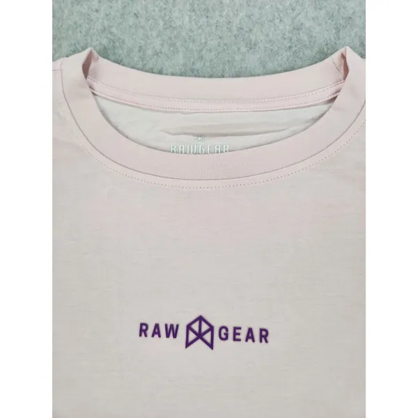 NWT Rawgear Powder Pink Crop Top T-shirt Size Small‎ L/XL - Look Great W/ Jeans! - Image 4