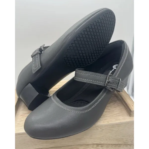 Ortho + Rest Women's Mary Janes Shoes for Bunions Orthopedic Comfort Size 9 Gray - Image 6