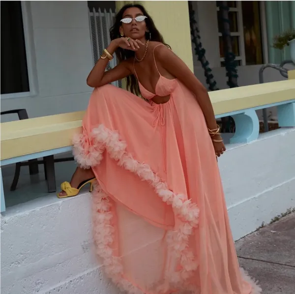 For Love & Lemons Dress Maxi - Image 5