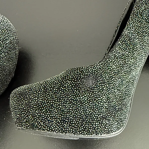 Mix No. 6 Black Sparkle Platform‎ Stilettos Sz 6.5 - Image 10