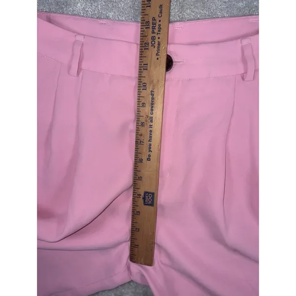a loves a pink Pink Wide leg Trousers - Slacks Pleated Business Preppy Size 6 - Image 8