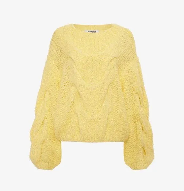 RUMORED NONNA SWEATER BANANA S/M Yellow - Image 4