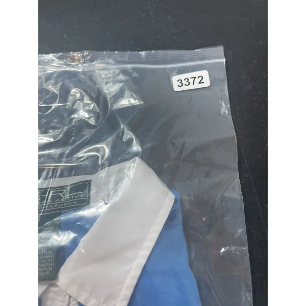 VTG Y2K Lauren Ralph Lauren Active Tennis Polo M Blue Colorblock Sleeveless READ - Image 14