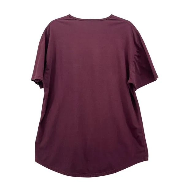 BYLT Drop‎ Cut Shirt Maroon XL Purple Size L - Image 2