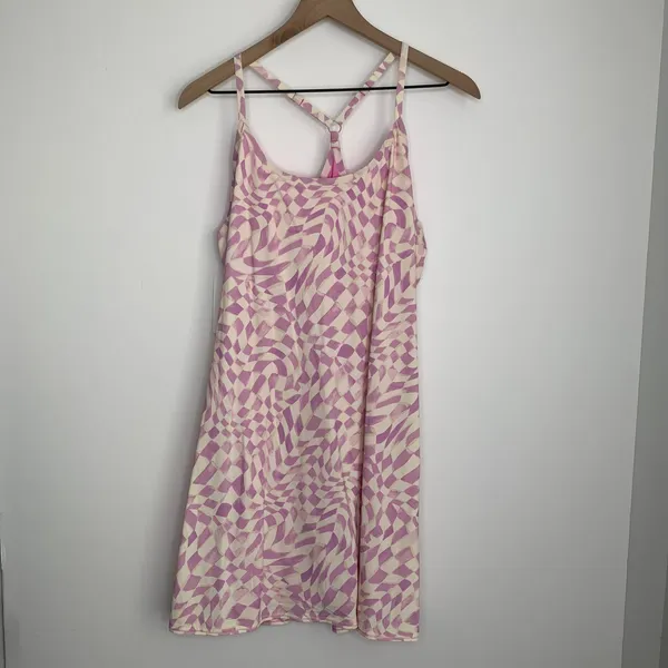 Outdoor Voices Exercise Dress Wavy Checker Womens XL New Athleticwear Pickleball - Image 2