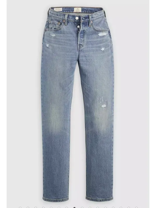 New Levi's 26x32 Premium 501 Curve Women's Jeans Medium Wash - Image 2