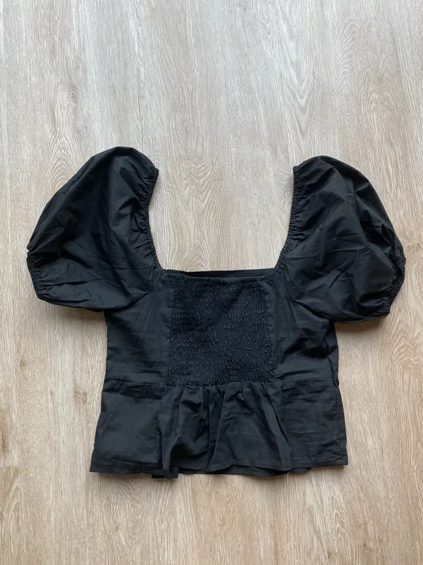 Silv Black Bow Top L - Image 4