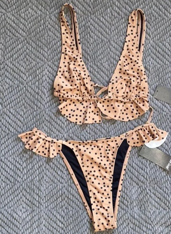 Nasty Gal Ruffle Bikini - Image 4