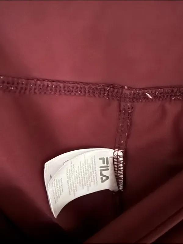 Fila Women's Maroon Circle Skater Skirt - Image 3