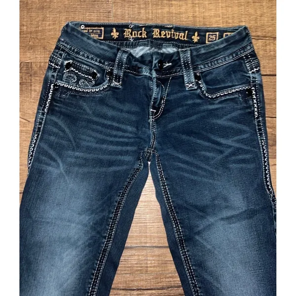Rock revival bootcut western jeans - Image 4